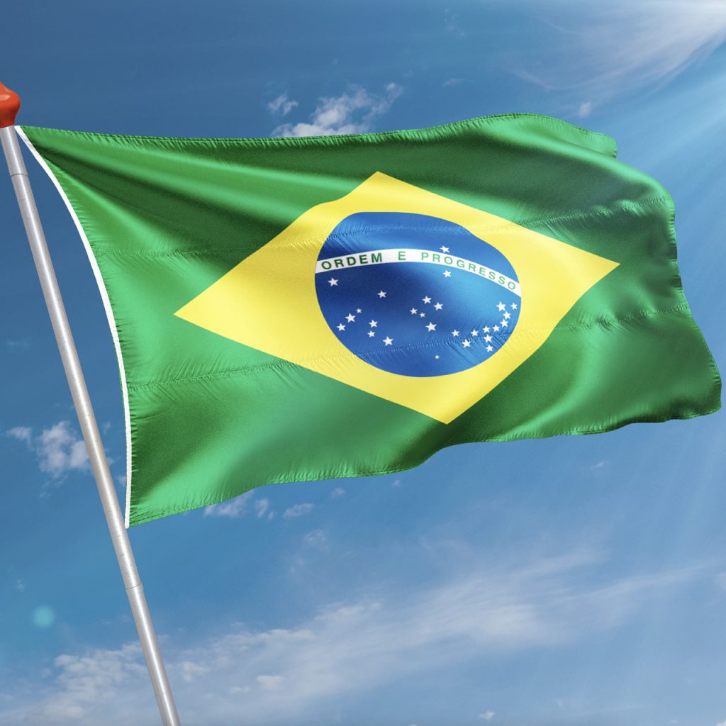 Continentale contrasten: Vlag van Australië vs. vlag van Brazilië